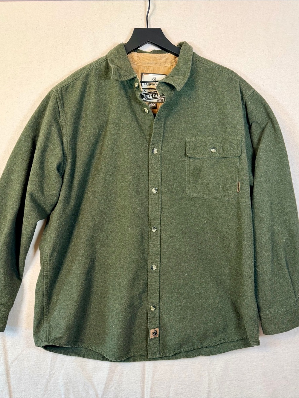 Legendary Whitetails Olive Green Lightweight Shirt Jacket